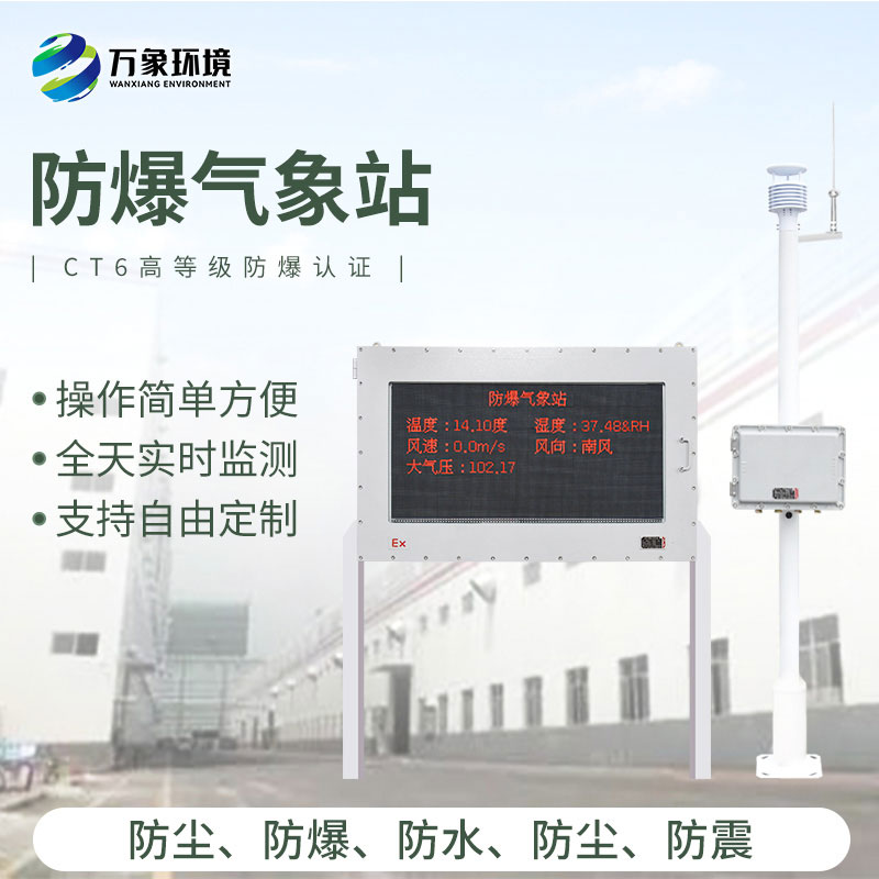 為什么要選擇大屏款防爆氣象站？